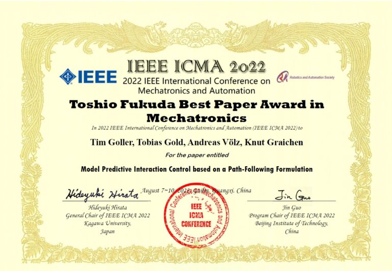 Award for Tim Goller