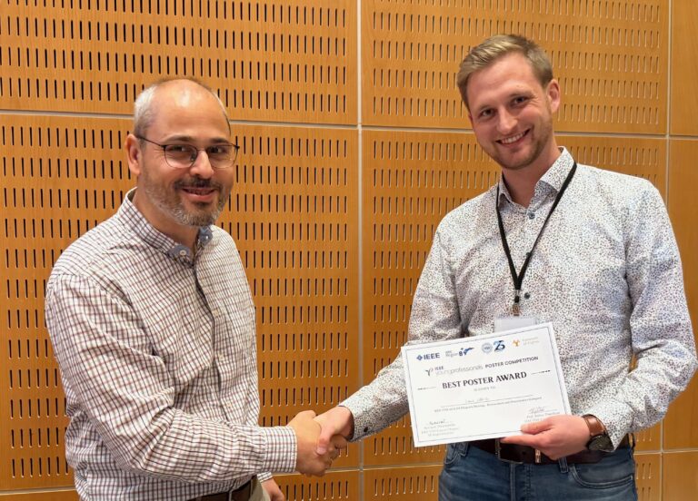 Lars Ullrich Receives Best Poster Award at the 2025 IEEE ITSS Region 8 Chapter Meeting
